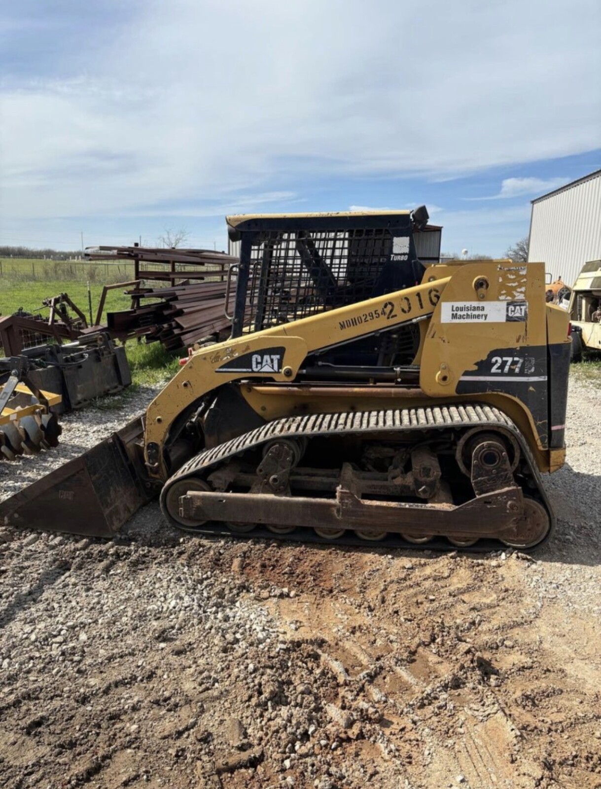 Used compact track loader that may need undercarriage money or no longer fit the fleet plan